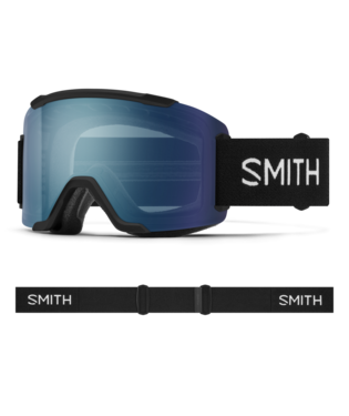 Smith Squad Snow Goggle — Black | ChromaPop Everyday Blue Mirror